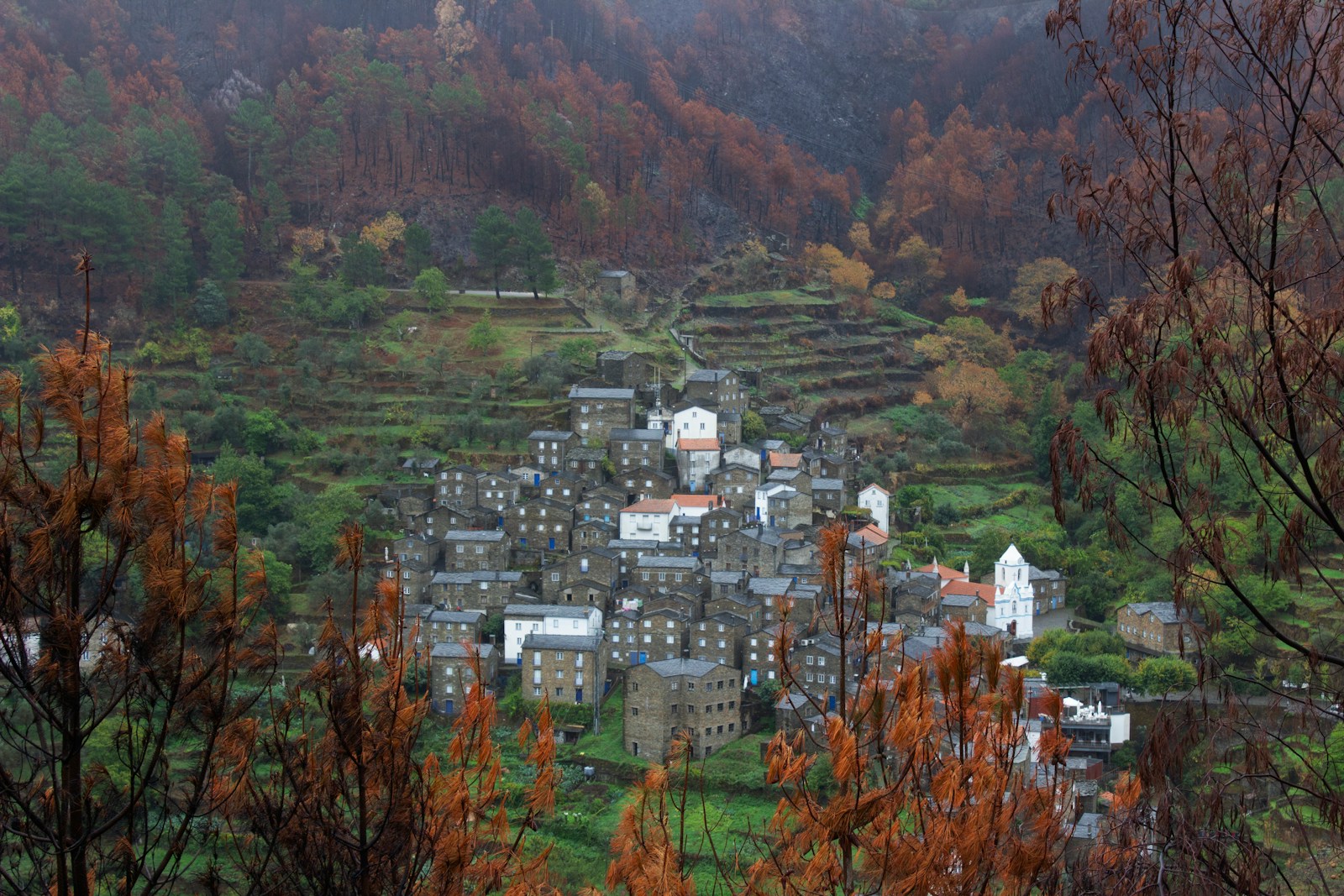 Schist village in Serra da Lousã